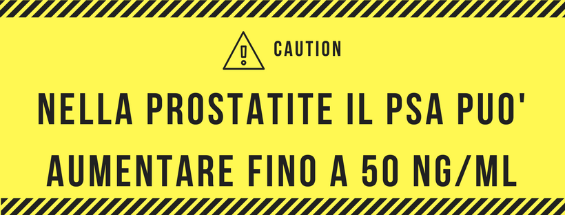 valori psa prostatite